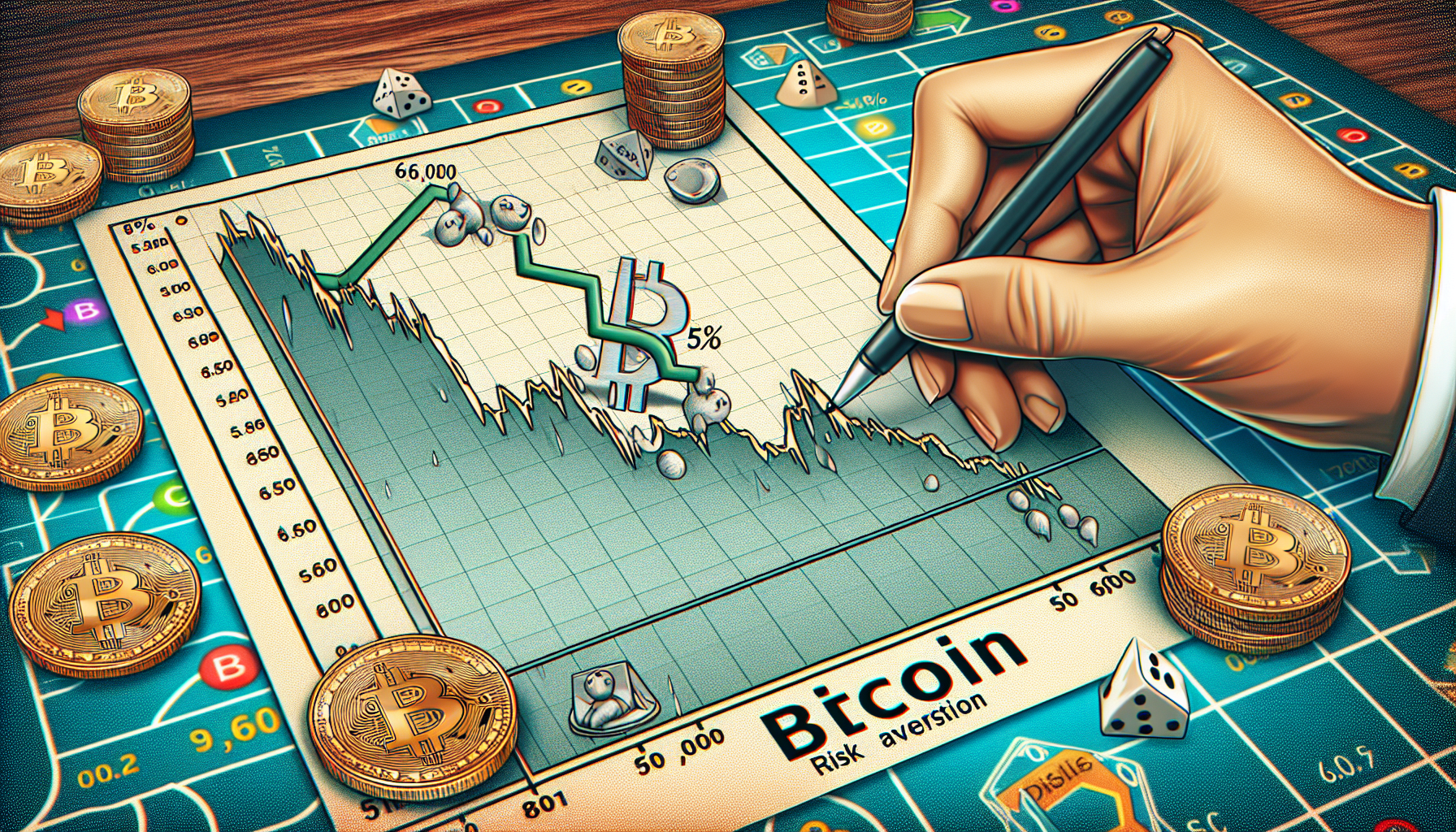 El bitcoin cae un 5% y lucha por mantener los 60.000 dólares por aversión al riesgo